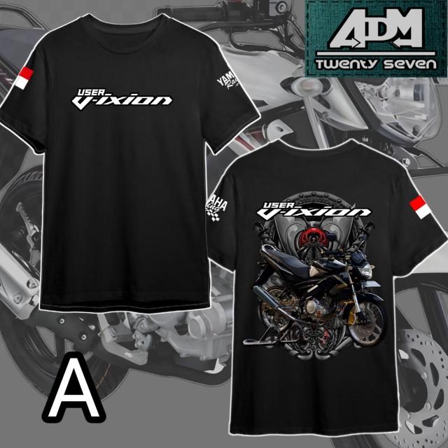Product Introduction of Kaos Yamaha Vixion facelift original Kaos vixion kaos viksen Tshirt Yamaha Vixion Combed Distro Keren Motor 10