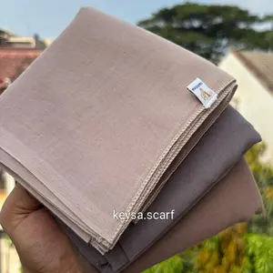 hijab segi empat polos, hijab paris jadul//VARISHA Nyaman