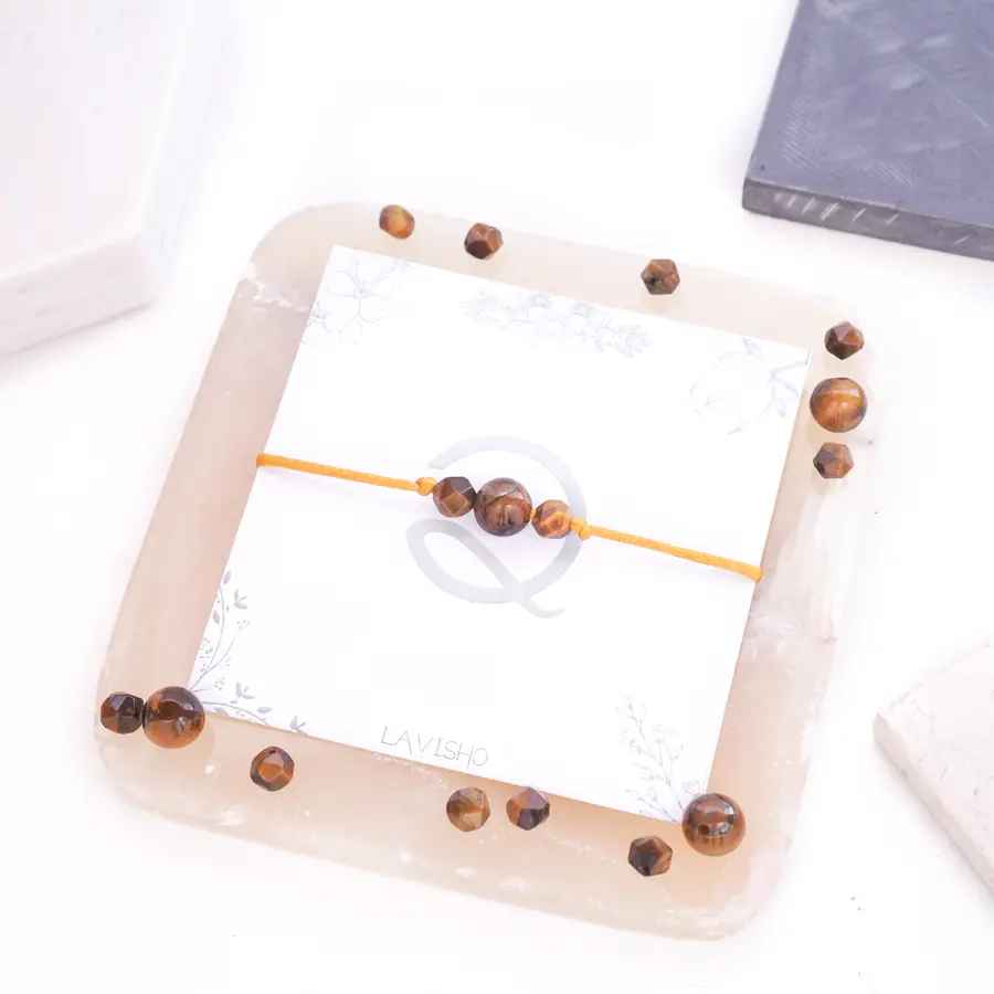 Gelang Pria Wanita Couple Premium Lavisho Fearless Tiger Simple Bracelet