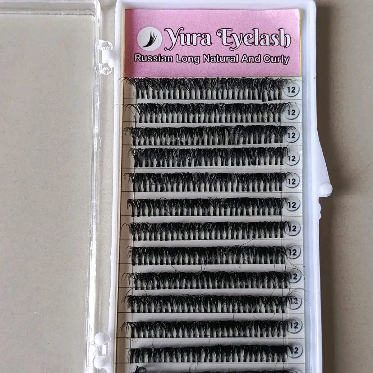 Russian eyelash premium exstra Curly Bulumata Extension
