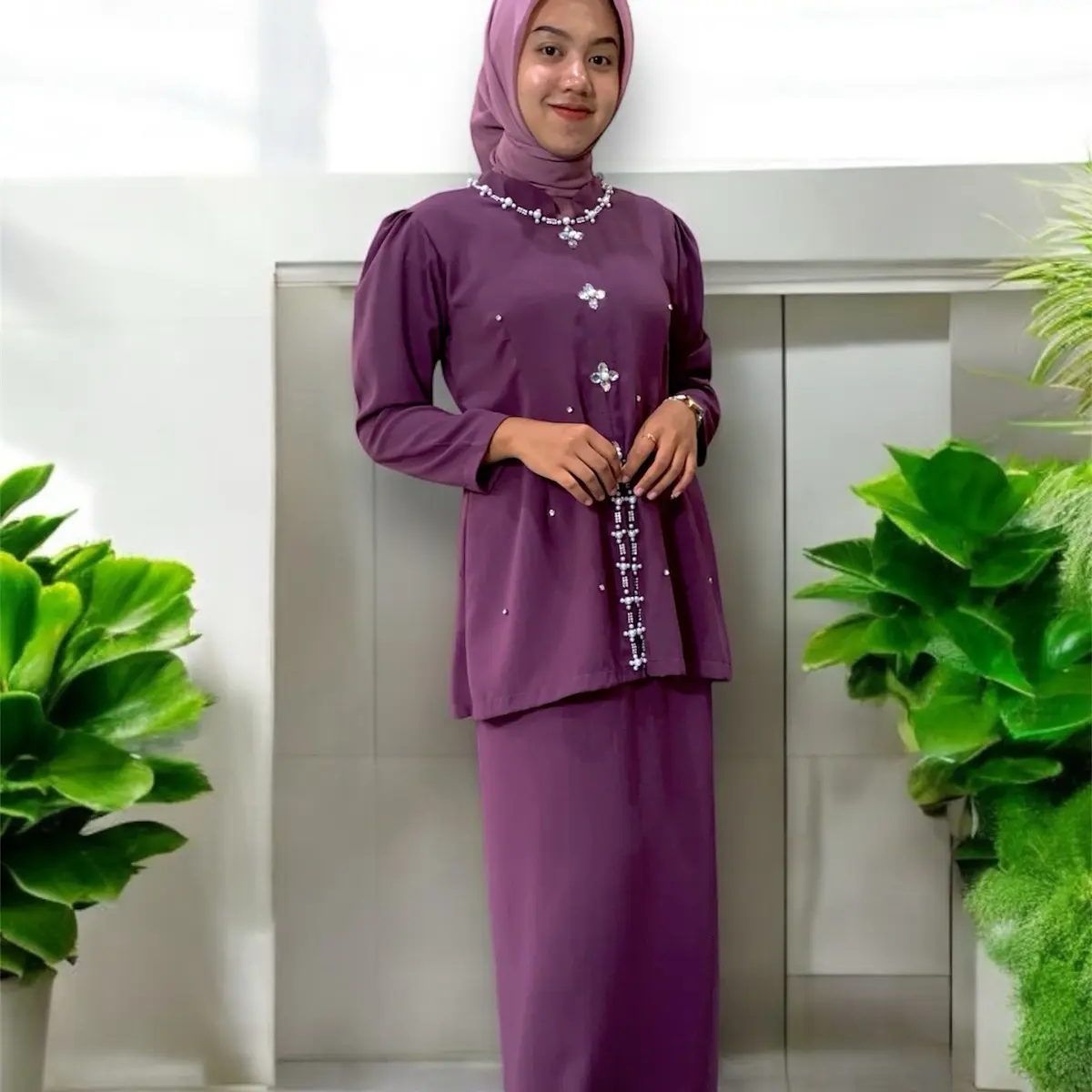 READY STOK ONE SET BAJU KURUNG MELAYU MALAYSIA DRESS PESTA STELAN WANITA BAJU KONDANGAN KEKINIAN TERMURAH BUSA COD Muslim Panjang Pink Navy Simple Setelan Mewah Celana Formal Celana Formal Celana Formal Gamis Casual Dewasa Remaja