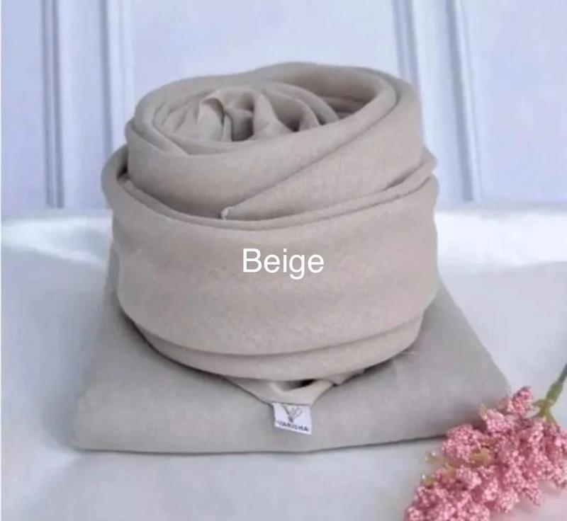 Product Introduction of COD-Best Seller//hijab Segi Empat Paris jadul VARISHA ORI Muslim Nyaman Kerudung Wanita Cantik Tebal Brown Voal Hitam 19