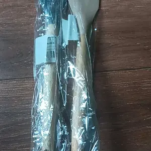 SPATULA SILIKON SCRAPER Wooden handle sodet sendok masak silicone V102 utensils premium