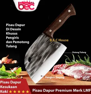 [BEC] Pisau Dapur Professional Multifungsi Chef Knife Golok Daging