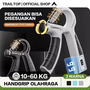 TrailTop Handgrip Tangan Penghitungan Otomatis Alat Olahraga Tangan Adjustable 5-60Kg