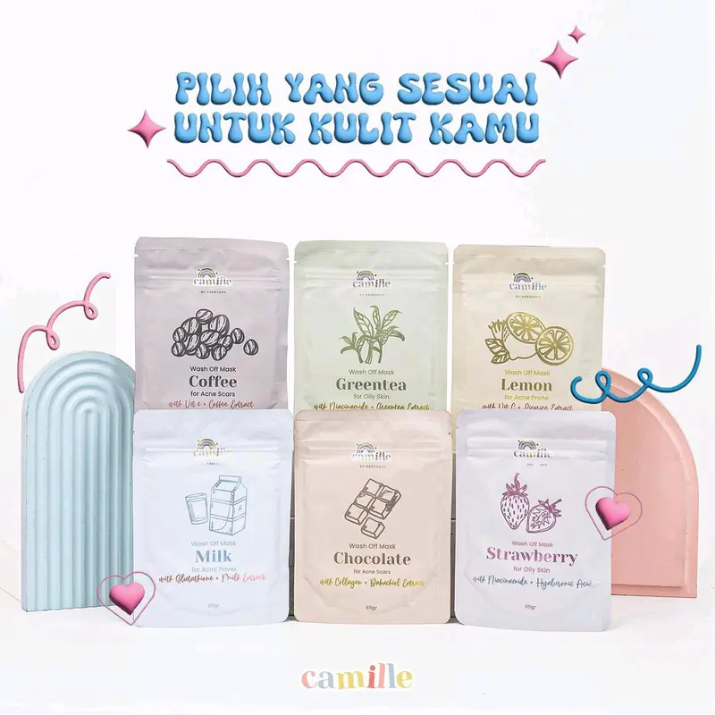 Masker Camille [Wash Off Mask] 65gram by nadsavv 2