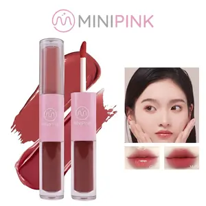MINIPINK Lipstik Double Head Lip Cream Gloss Matte 2 in 1 Long Lasting MP017