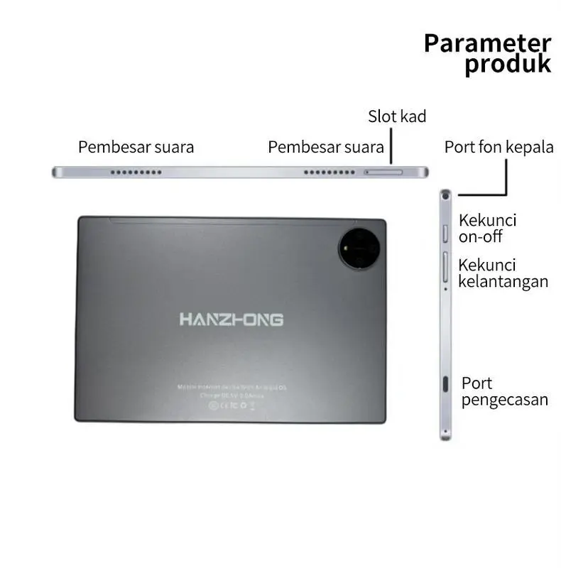 【2025 Tablet Pad Pro 】RAM 16GB Tablet Pad Pro 10.3 inci Dewasa Anak Lansia Tablet PC Kartu SIM Ganda Komputer android 12 Wifi 5G Tablet Game Perangkat Lunak Perkantoran tablet android murah tablet android 2024 Layar 3