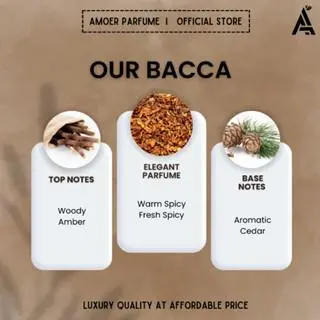 Amoer Parfum - Middle Size 50ml - Our Bacca - Parfume Unisex Awet Tahan Lama - baccarat parfum 4