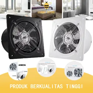 Exhaust Fan Dinding 4Inch Kipas Exhaust Ventilasi Dinding exhaust fan kamar mandi Booster Fan kitchen set
