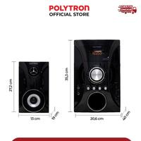 Gambar SPEAKER MULTIMEDIA POLYTRON PMA9525 BARU BERGARANSI RESMI dari topjaya elektronik Kab. Karawang 2 Tokopedia