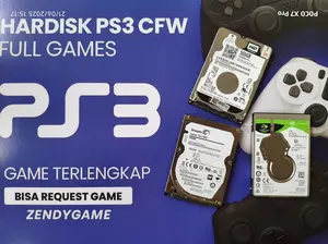 [HDD 120GB] HARDISK PS3 FULL GAMES | HDD PS3 EXTERNAL CFW OFW HFW | FILE FOLDER PLUG N PLAY | GARANSI 12 BULAN