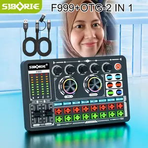Siborie&deliago1 rekomendasi bersama Soundcard F999+OTG-2IN1