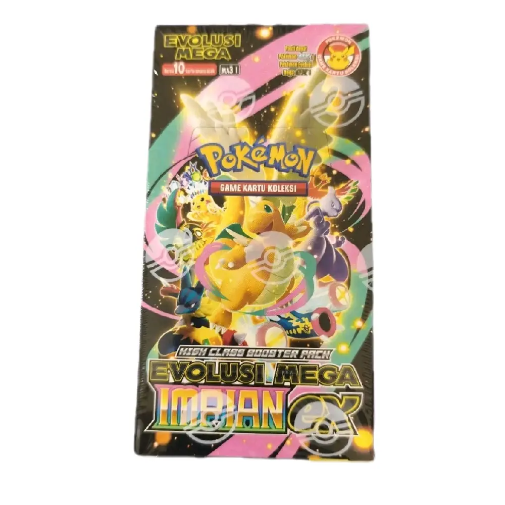 Kartu Pokemon Indonesia -Booster Box Mega Impian EX - ORI dan Sealed (isi  10 pack - 1 pack isi 10 kartu) - Shop | Tokopedia