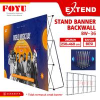 Gambar Extend Stand Display Banner Poster Event Jumbo Backwall Backdrop Indoor Spanduk Baliho Outdoor Portable 2.3x4.6 M BW-36 - 33 pengunci rangka dari Foyu Photo Kota Administrasi Jakarta Selatan 1 Tokopedia