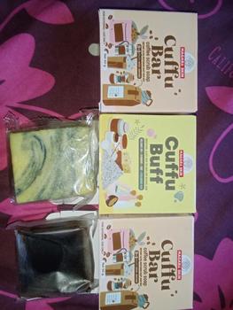 Product Review of BUY 1 TAKE 1 l Cuffu Bar Coffee Scrub Soap l  Cuffu Glozza l Cuffu Buff by Magara Skin WITH FREEBIE l  Skin Repair Exfoliate Smooth Cleansing Hydrating  Moisturizer  Body Care Cleanser Moisture from I**🫶 0