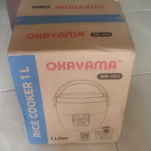 Magic Com Okayama OK 105 Rice Cooker 1L Anti Lengket Mejikom Hemat Daya Bergaransi Resmi
