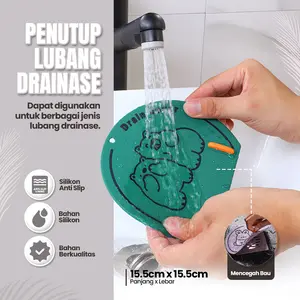 Penutup saluran pembuangan lantai, bantalan saluran pembuangan lantai, bantalan penghilang bau, kamar mandi dapur, anti serangga, penghilang bau, saluran pembuangan lantai