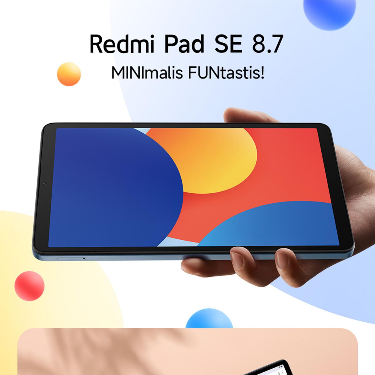 Xiaomi Redmi Pad SE 8.7 (4/128GB) | Layar 8.7" Perlindungan Mata | Refresh Rate 90Hz | Baterai 6650mAh | Prosesor Octa-Core [Official Store]