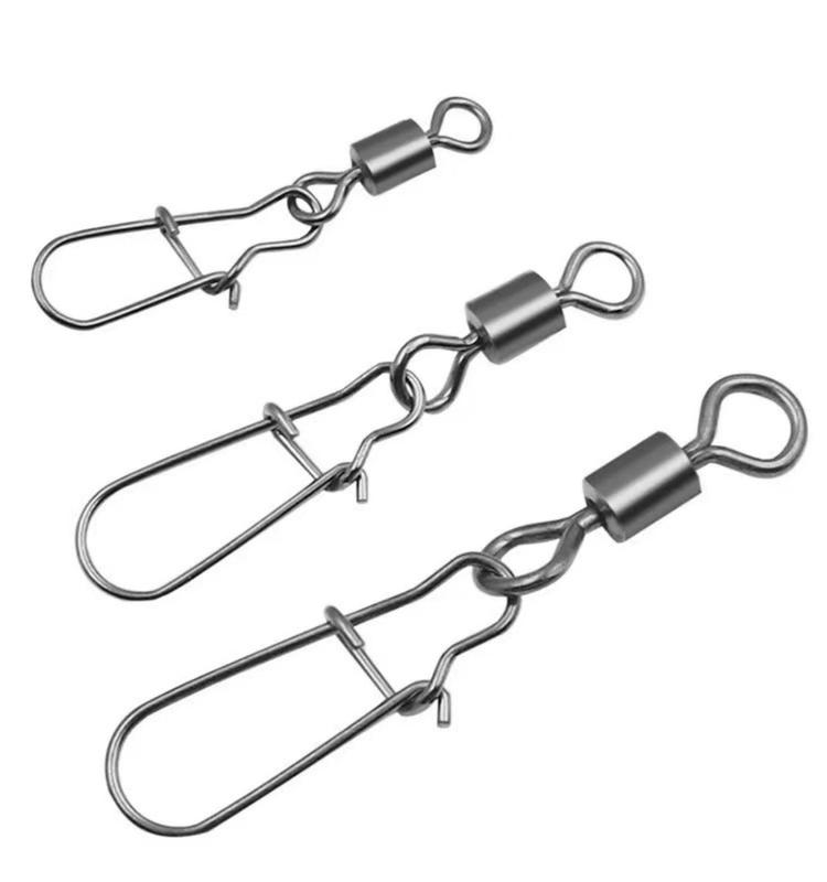 10/50PCS Pike Fishing Accessories Connector Pin Bearing Rolling ...