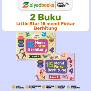 (Isi 2 Buku) Buku Latihan Berhitung - Little Star 15 menit Pintar Berhitung - Ziyadbooks