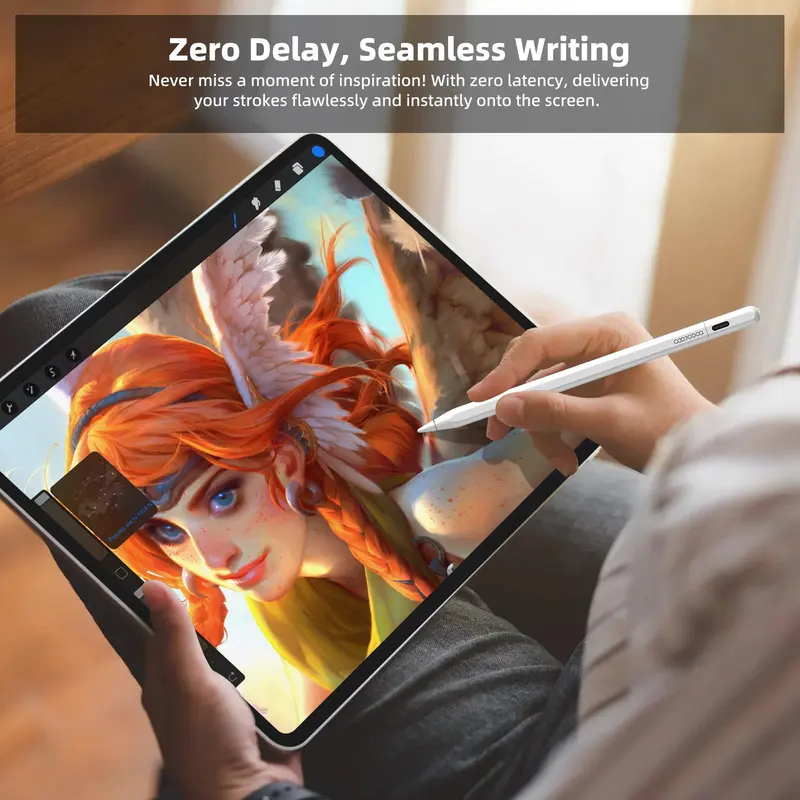 GOOJODOQ GD14 2024 New Stylus Pen with Ipad Find My App and Custom Hotkeys for mini5 6 Air4 5 6 Pro11 13 12.9 2018-2024 8