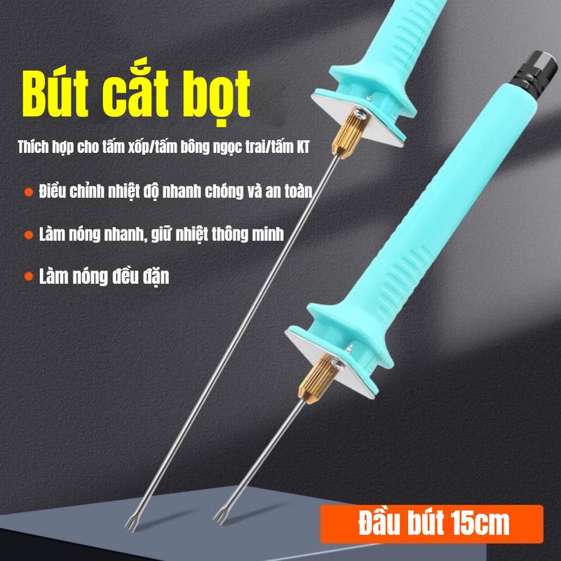 Bút cắt bọt điện 15cm + Bộ chuyển đổi phích cắm EU bút cắt/dụng cụ cắt xốp cầm…