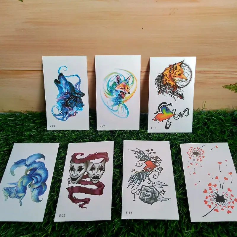 Tato temporer kode P aestetik keren terbaru cantik tahan air 2
