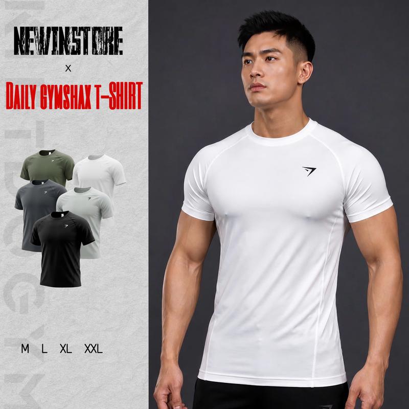 Áo Thun Thể Thao GYMS ONY Tập Gym Nam, Chất Thun Poli Co Giãn Thoải Mái Vận…