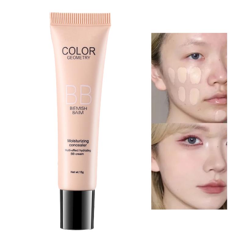 Makeup Set 4IN1 Bedak Padat BB Cream Foundation Lipcream dan Pensil Alis Concealer Kosmetik Wajah 2