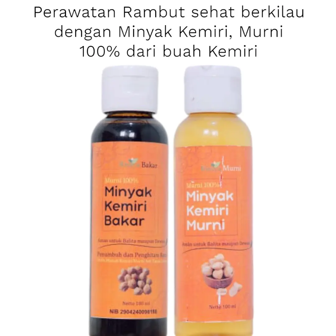 Murni 100% Minyak Kemiri Murni