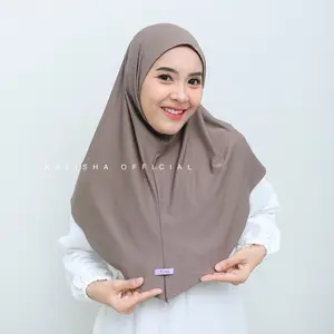 Kalisha - Zaida Kerudung Instan Jersey (Kerudung Bergo Non Pad Ukuran M)