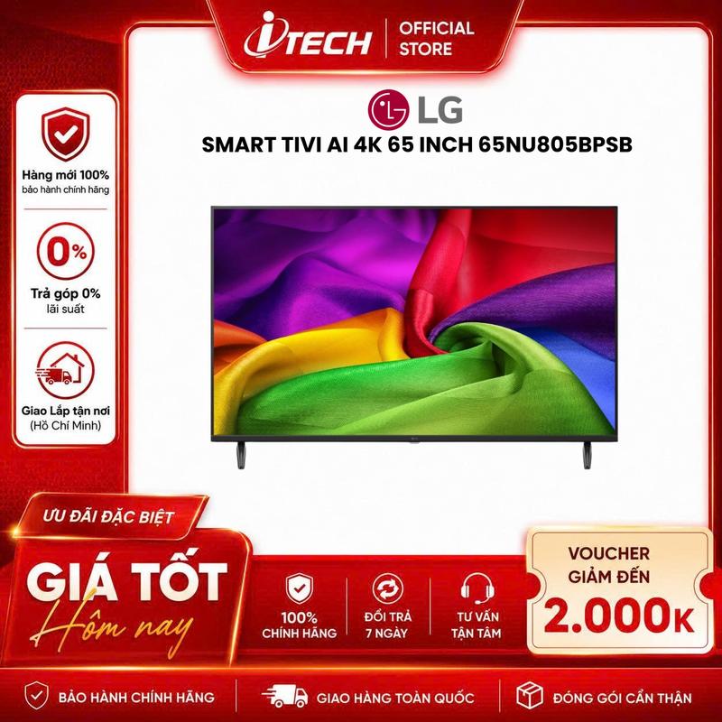 65NU805BPSB - Smart Tivi LG AI 4K 65 inch 65NU805BPSB