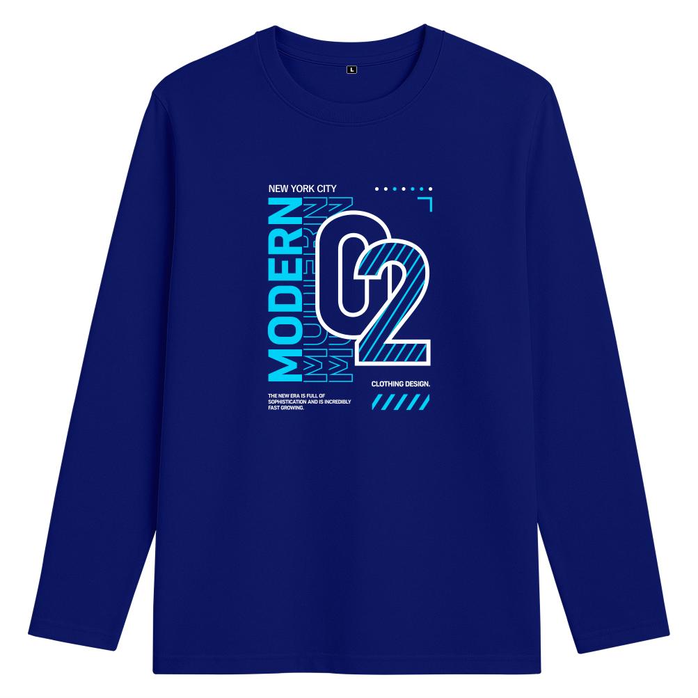 SHERNLY Kaos Distro Lengan Panjang SP.004,Atasan Dewasa Premium Digital Printing Pria Wanita Casual Baju Distro Cotton Single 24s VATOR INK