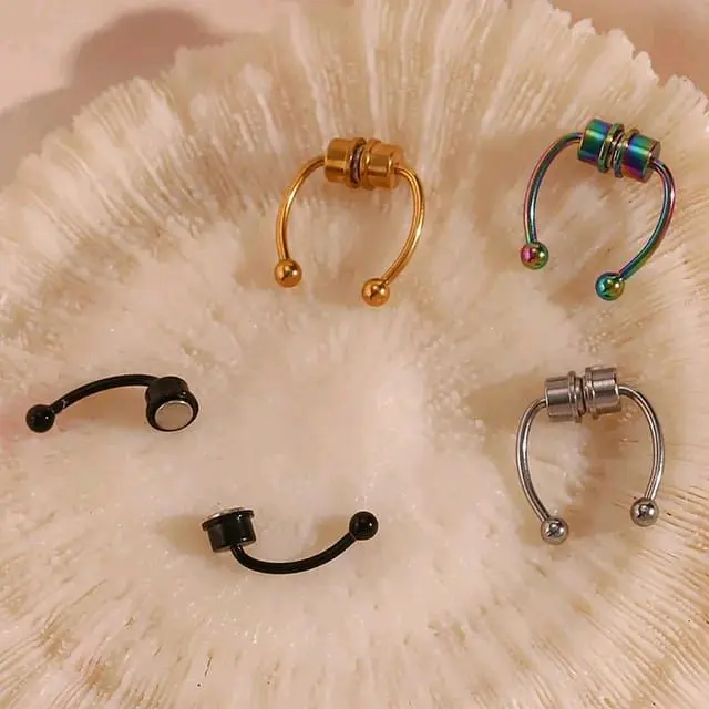 TINDIK HIDUNG SEPTUM MAGNET / ANTING HIDUNG SEPTUM / FAKE PIERCING SEPTUM