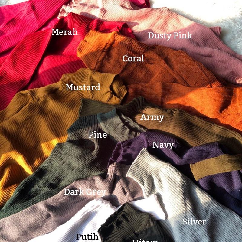 Manset Rajut Turtle Neck 1