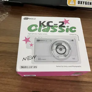 【KiTBEEZ KC-2】Kamera CCD 56MP untuk Pelajar, Kamera Digital Vintage dengan Autofokus, Layar Ultra HD 2.8 Inci, 56 Mega Piksel