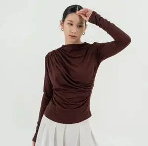 Violet Longsleeve - Oneck Lengan Panjang Wanita Korean Style Outfit Atasan