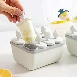 BIS COD H5975 Cetakan Ice Cream / Cetakan Es Batu Dengan Tutup / Cetakan Es Krim Stik Plastik Kitchenware