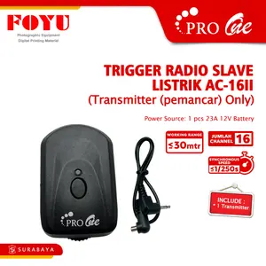 Pro One Trigger Radio Slave Listrik AC-16II AC-04II / Transmitter Only