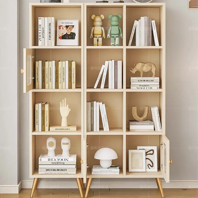Shelf Organizer Bookcase Display Mobile Magazine Library Bookshelf Wooden Bedroom Etagere Rangement Living Room Furnitures