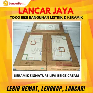 Keramik Tembok Signature Levi Beige Cream 25x40 - Harga Terbaik - Keramik