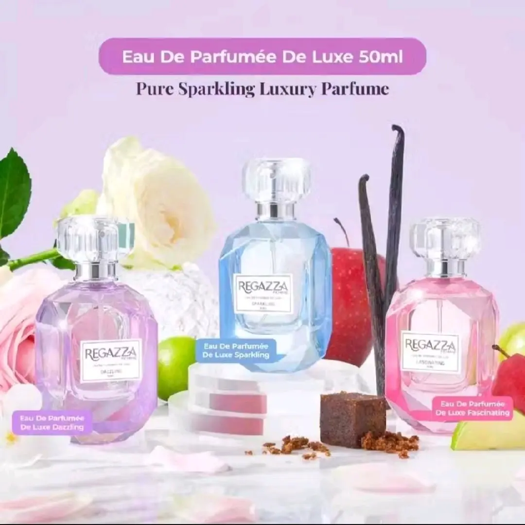 REGAZZA FEMME PARFUME 50ML VARIASI DAZZLING , SPARKLING, PINK Perfume Wanita