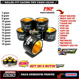 Roller Roler (125) Mix Loler Racing Motor Vario 125 150 Genio Beat Deluxe Scoopy 2021 Pcx Adv Black 9 10 11 12 13 14 15 Gram Gr Motorcycle