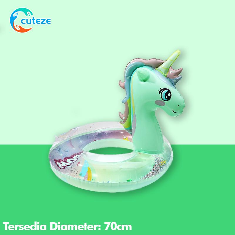 Pelampung Ban Berenang Unicorn Ban Pelampung Ring Safety Baby Renang Bayi 0