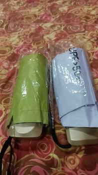 Product Review of Payung Kapsul Gepeng Lipat Anti UV UPF 50+ Free Pouch Motif Polos Folding Umbrella Ultra Violet Payung Tabir Surya Hujan atau Panas from A**6 2