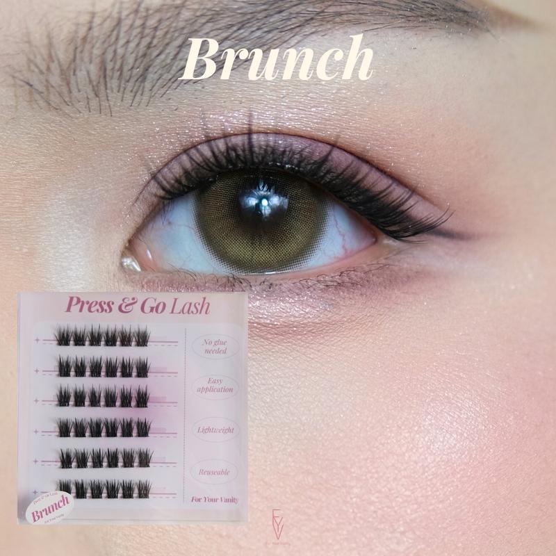 Product Introduction of Press&Go Lash For Your Vanity Bulumata/Eyelash Individual/ bulu mata tanpa lem cluster lashes 3