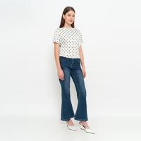 Gambar Chocochips - Helia Top / Gretel Skirt / Atasan Wanita Lengan Pendek / Motif Polkadot Model Neckline Asymmetric - [TOP] Black, S dari Chocochips Boutique Kota Administrasi Jakarta Barat 5 Tokopedia