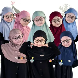 BOBOHO - Jilbab Anak Bergo Ricis 4-8 TH / Hijab Instan Baby Bergo Ricis Anak Perempuan