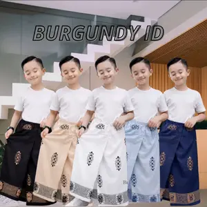 Sarung Instan Pinggang karet Anak Laki Laki Usia 2-13 tahun Motif Sarwon Dan Pintu Aceh Nyaman Tinggal Pakai